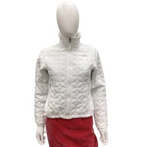 The North Face Women’s Jacket Size XS White Zipper Two Zip Up Pockets